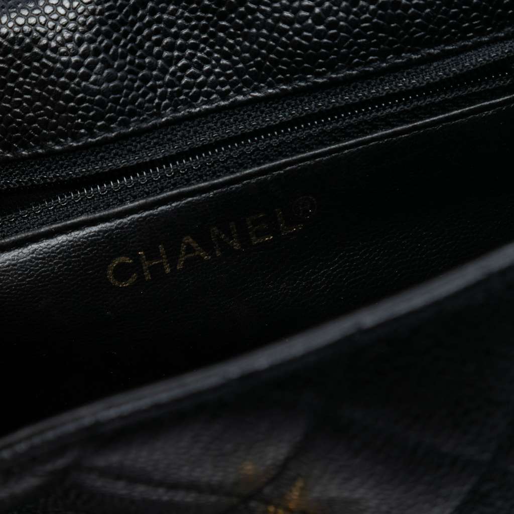 Chanel Mini CC Quilted Caviar Envelope Flap - 5