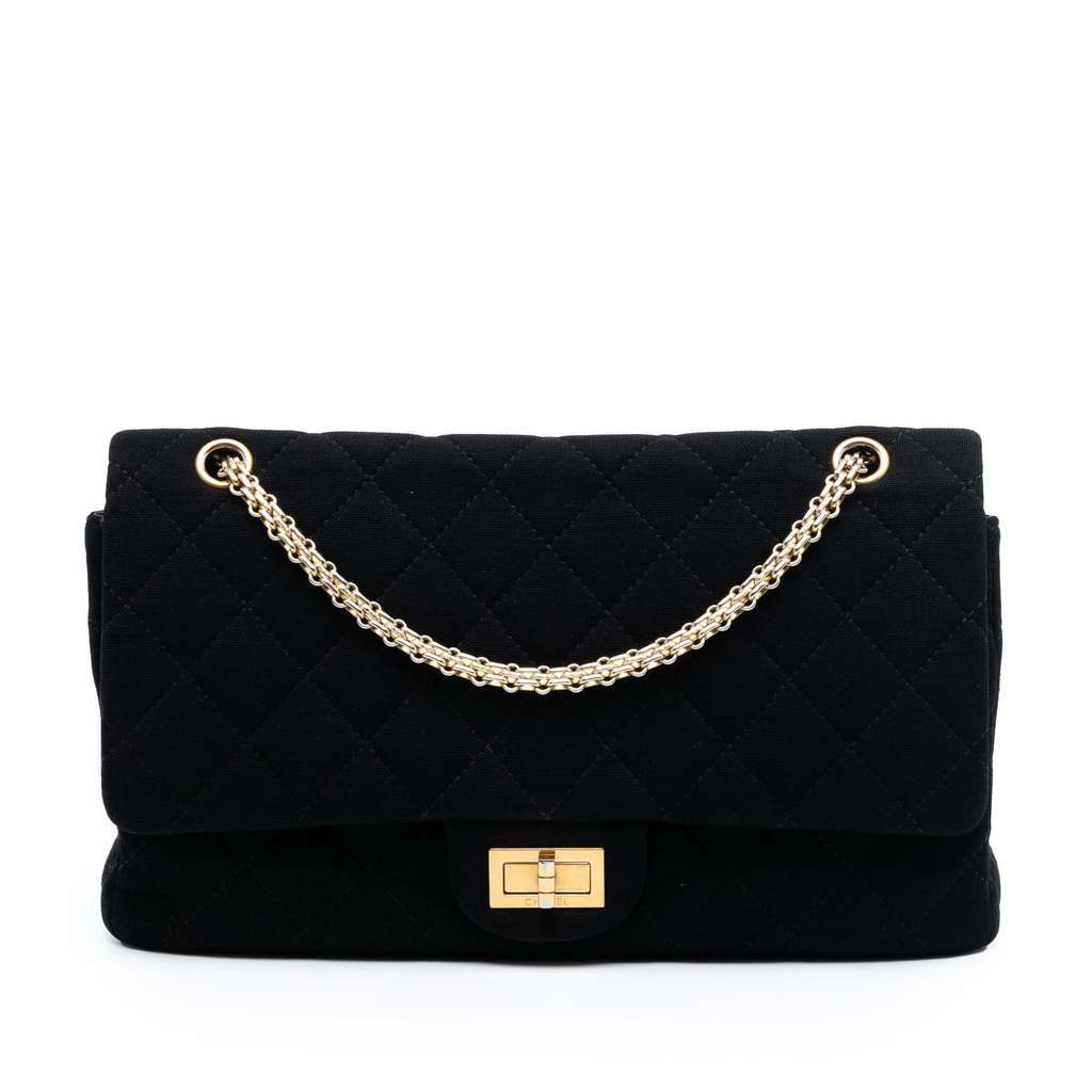 Chanel Reissue 2.55 Quilted Jersey Double Flap 227