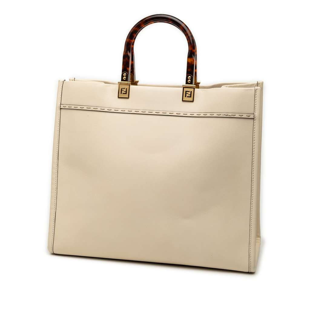 Fendi Medium Leather Sunshine Shopper Tote - 2