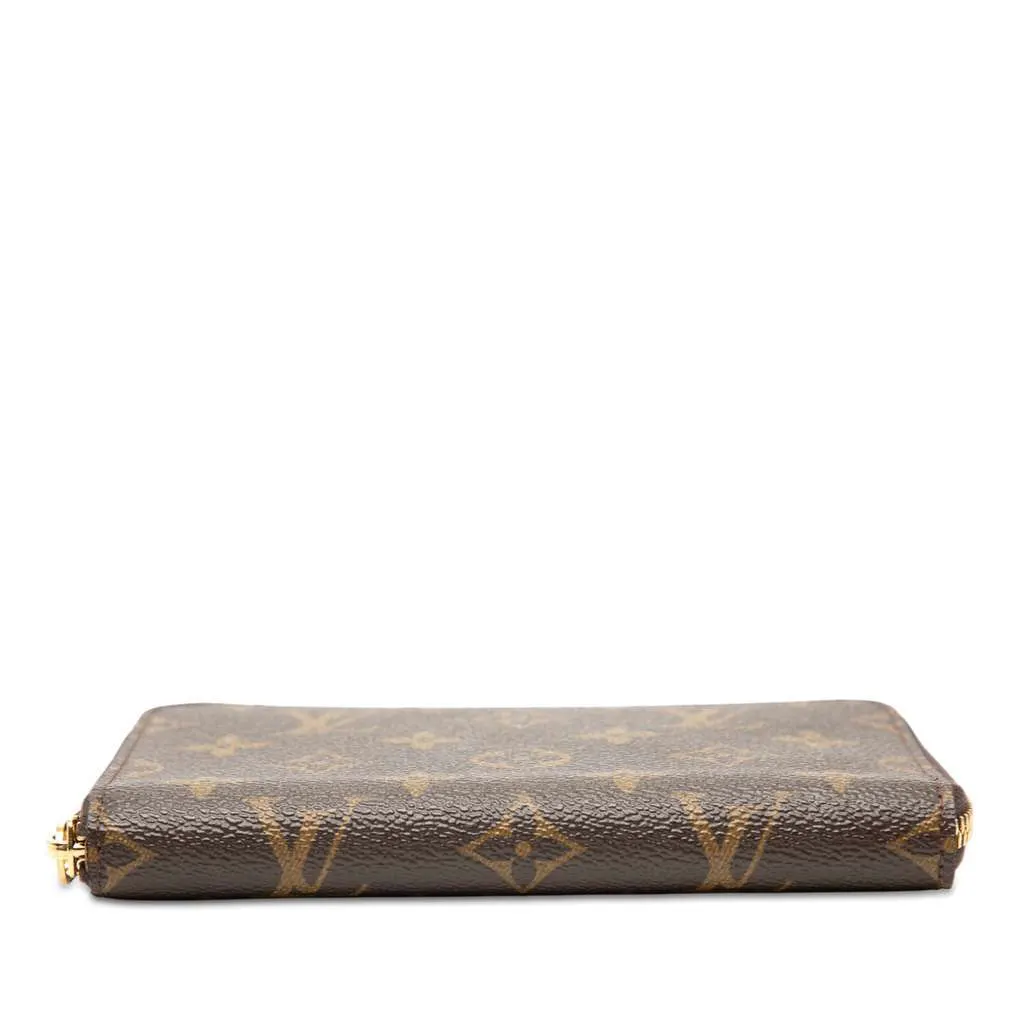Louis Vuitton Monogram Zippy Compact Wallet Brown Good - Inside View