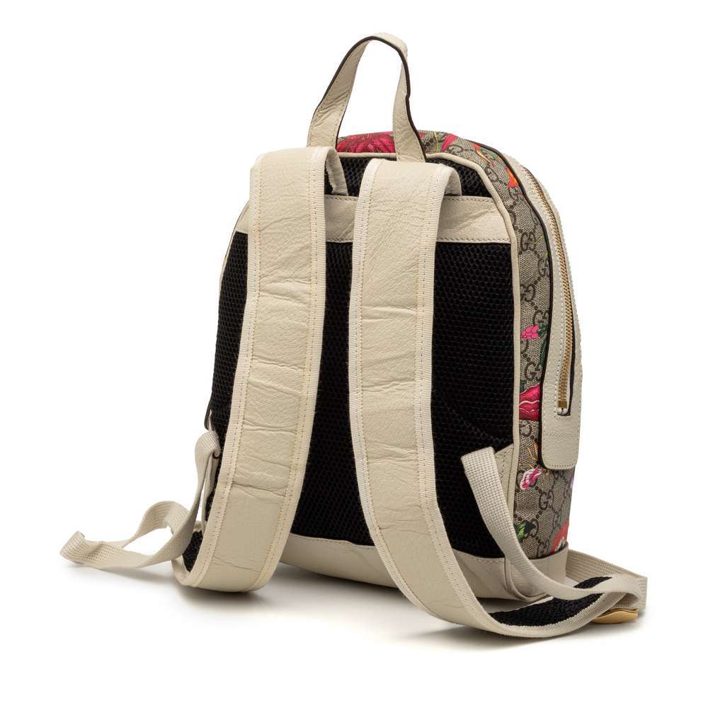 Gucci Small GG Supreme Flora Ophidia Backpack - 2
