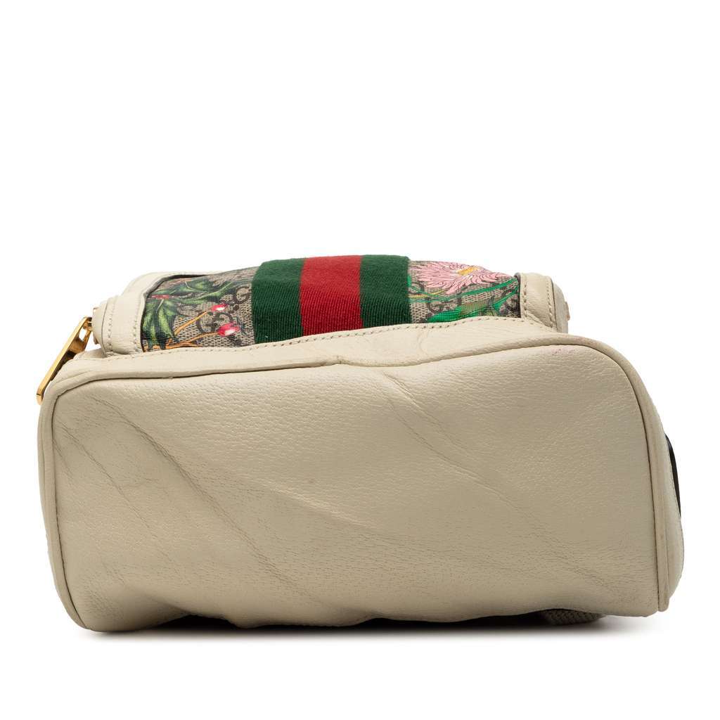 Gucci Small GG Supreme Flora Ophidia Backpack - 3