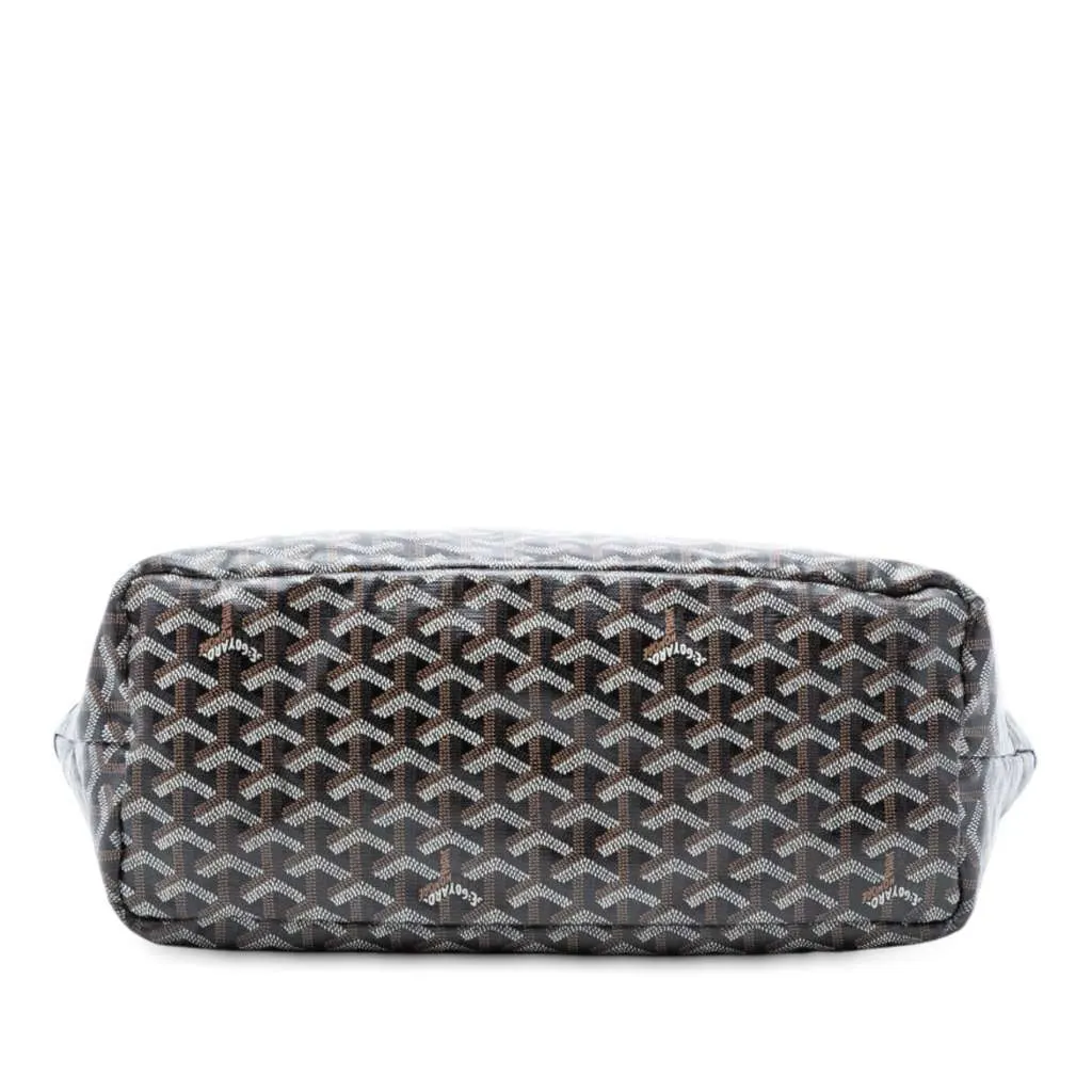 Goyard Goyardine Saint Louis PM Black Canvas Very good - Inside View