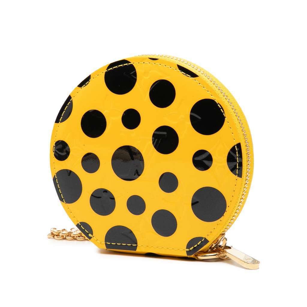 Louis Vuitton Yayoi Kusama Monogram Vernis Infinity Dots Chapeau Coin Purse - 2