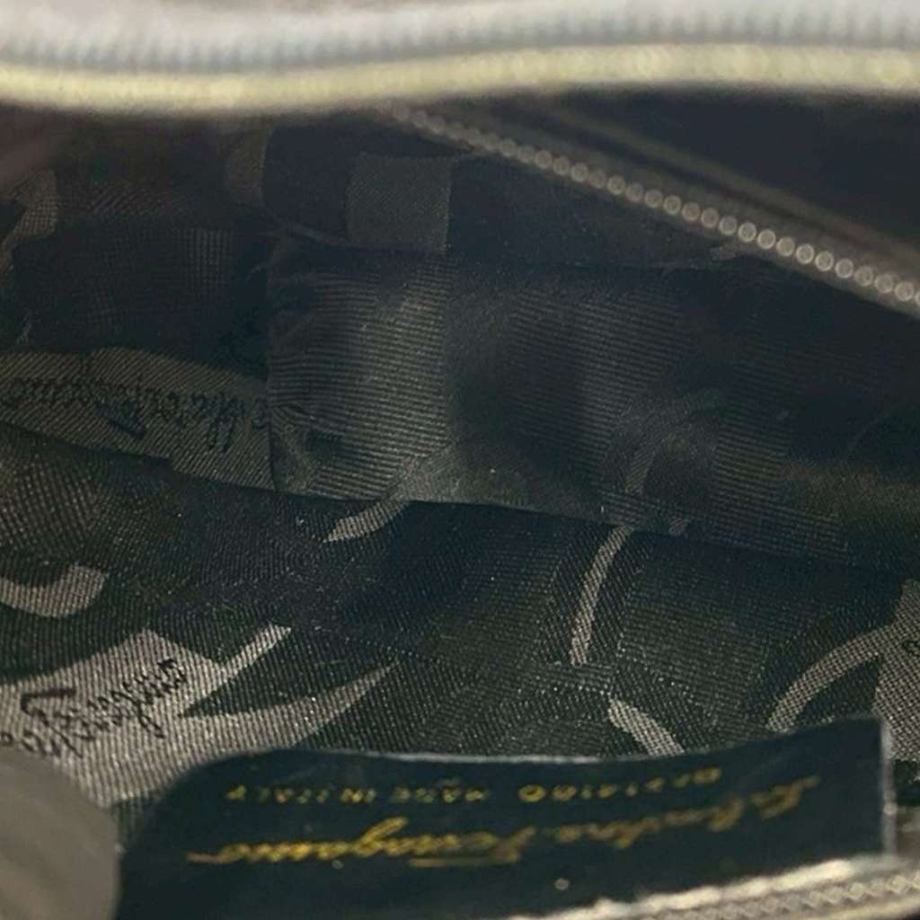 Salvatore Ferragamo Canvas Vara Bow Bucket Bag - 3