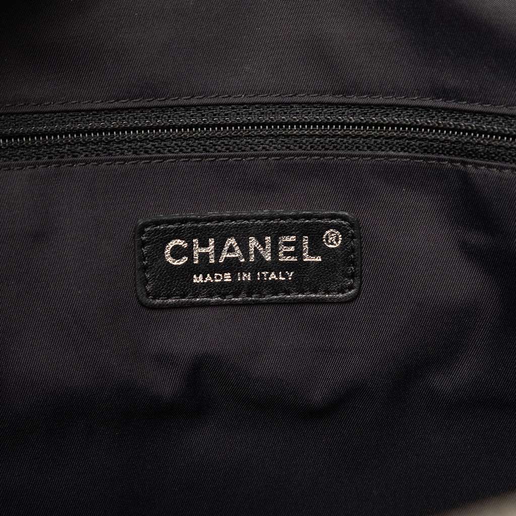 Chanel Quilted Coated Canvas Paris Biarritz Bowler Bag - 5