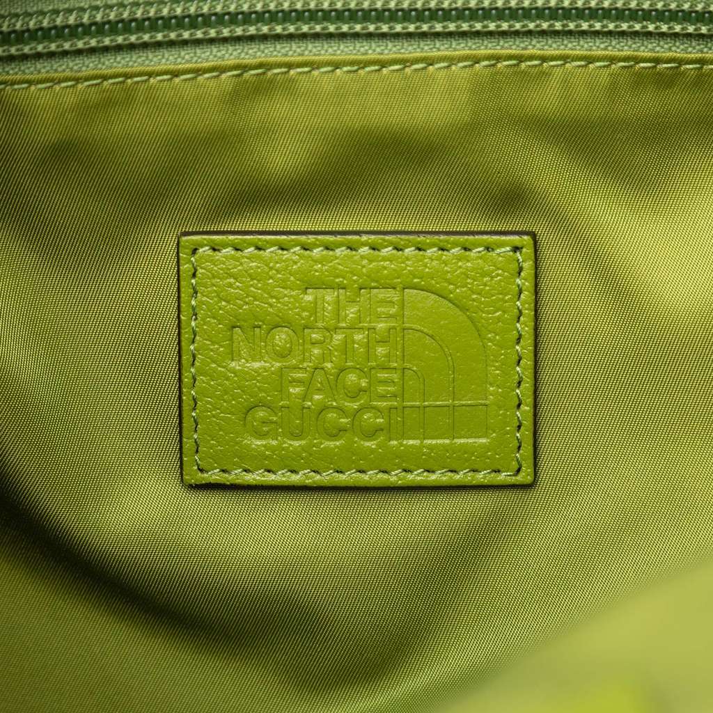 Gucci The North Face Floral Multicolor Nylon and Leather Backpack - 5