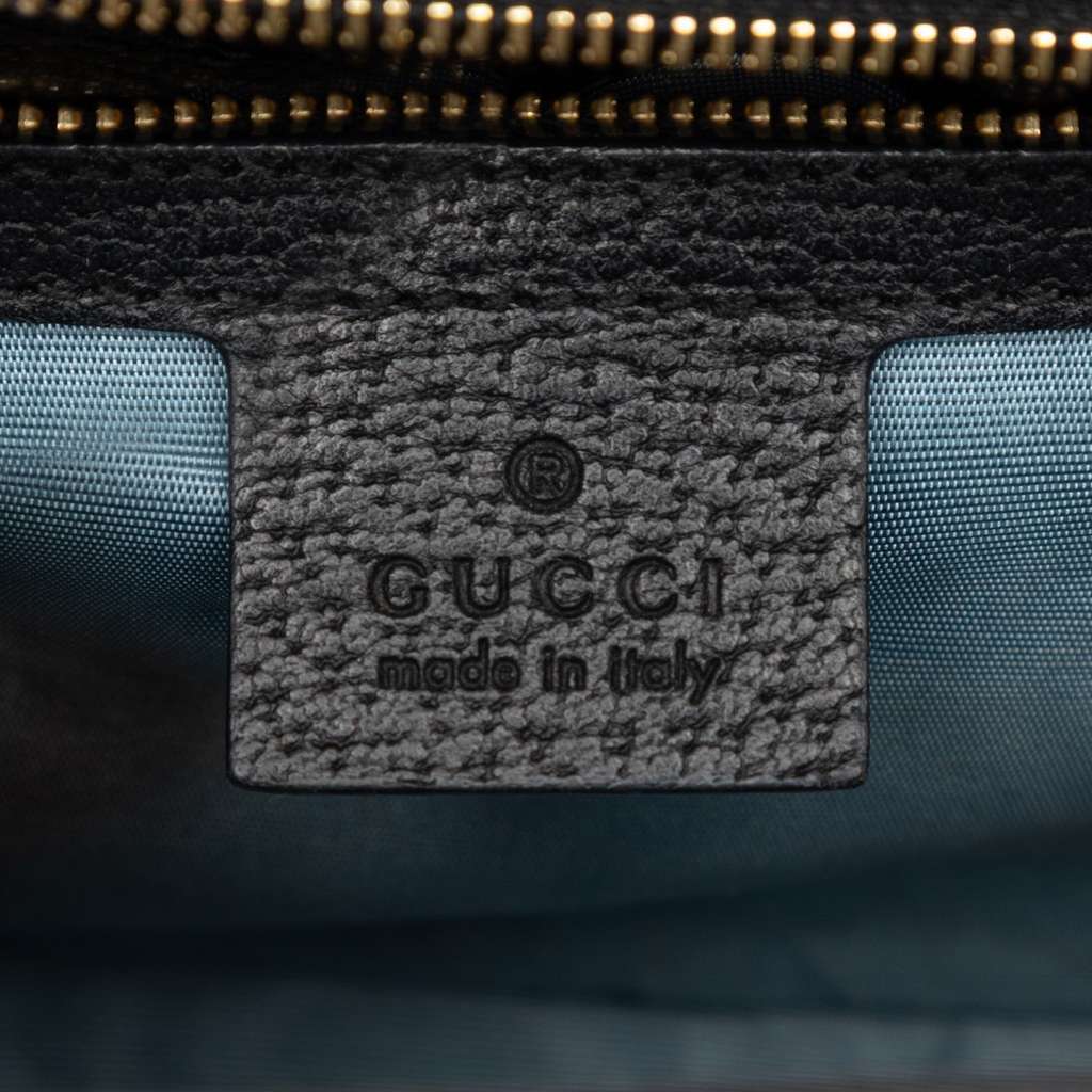Gucci Small Leather Bee Star Sylvie Satchel - 5