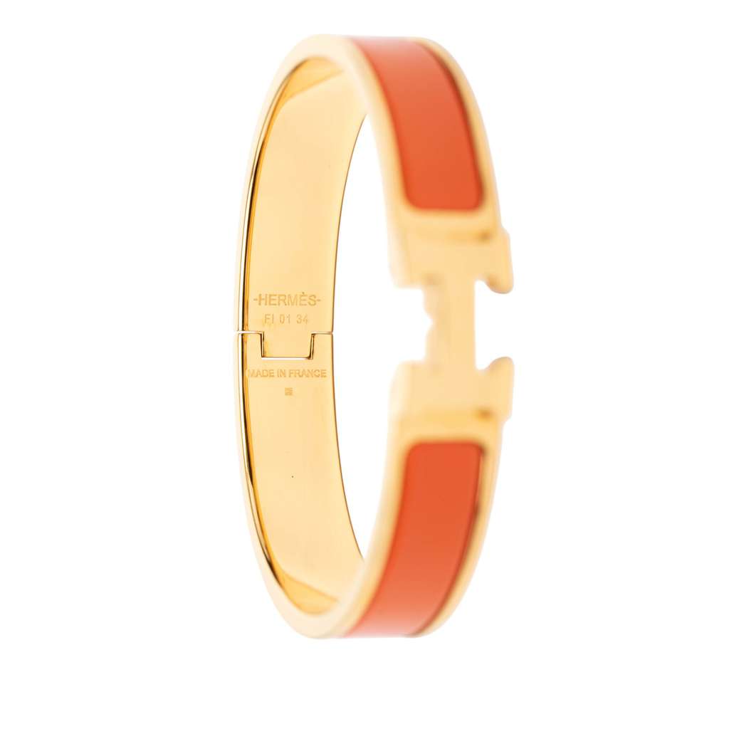 Hermès Enamel Clic H Bracelet PM - 4