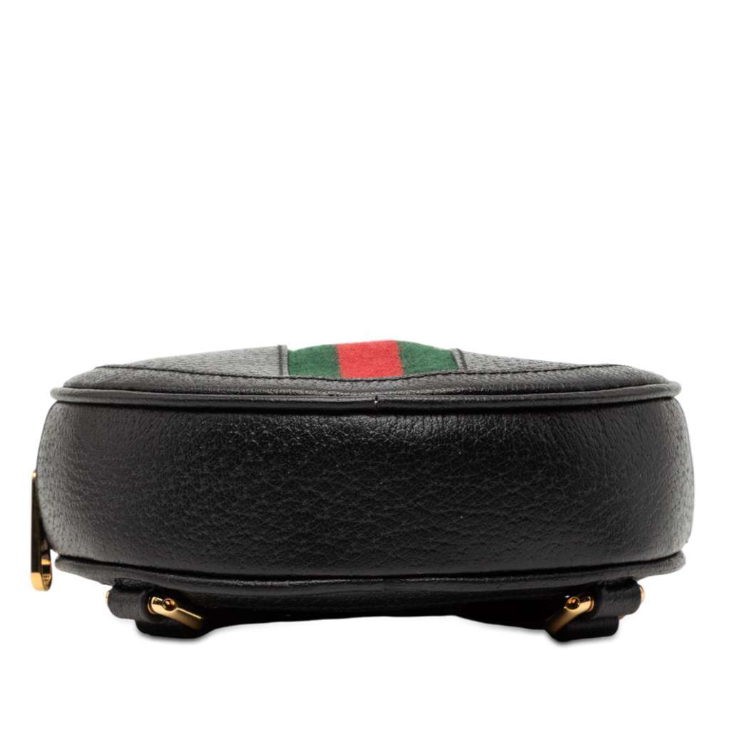 Gucci Mini Leather Round Ophidia Backpack - 3