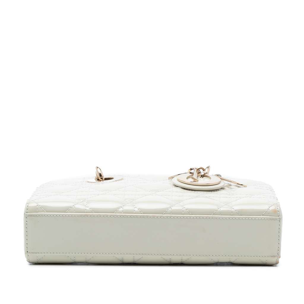 Dior Small Patent Cannage Lady D Joy - 3