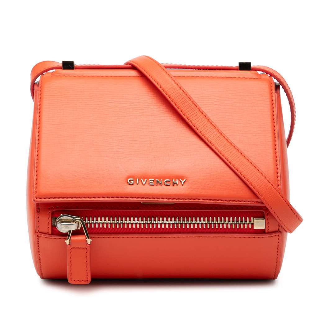 Givenchy Mini Grained Calfskin Pandora Box Crossbody