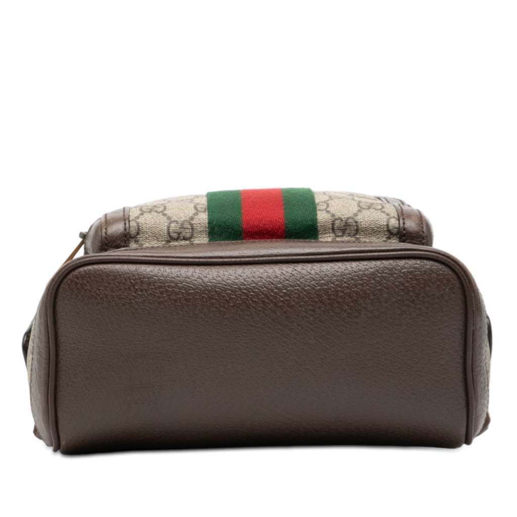 Gucci Small GG Supreme Ophidia Web Backpack - 3