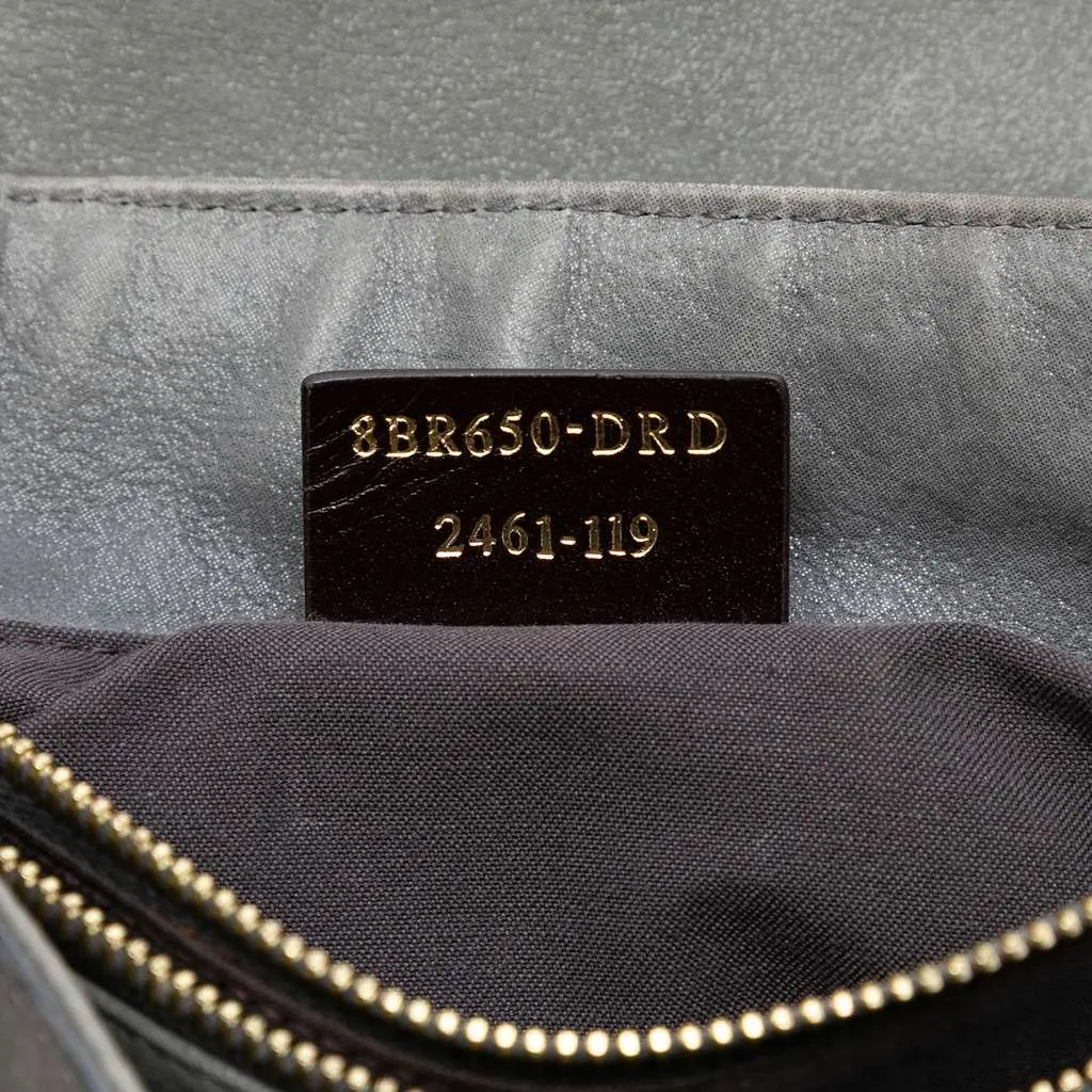 Fendi Nubuck FF Chains Tote Grey Leather Good - Box View