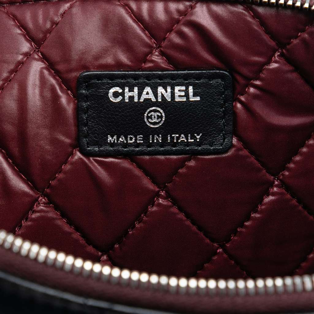 Chanel Large Quilted Lambskin O Case Clutch - 5