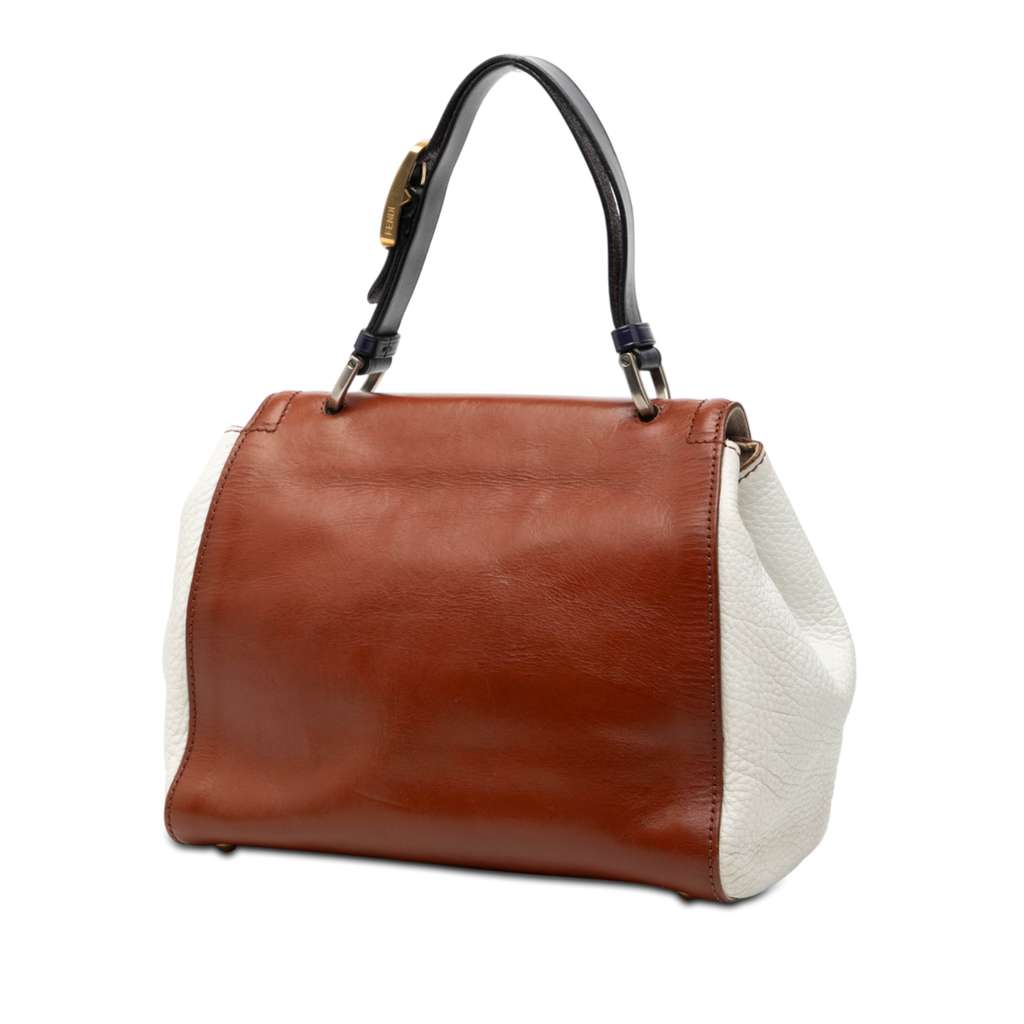 Fendi Calfskin Silvana Top Handle Bag - 2