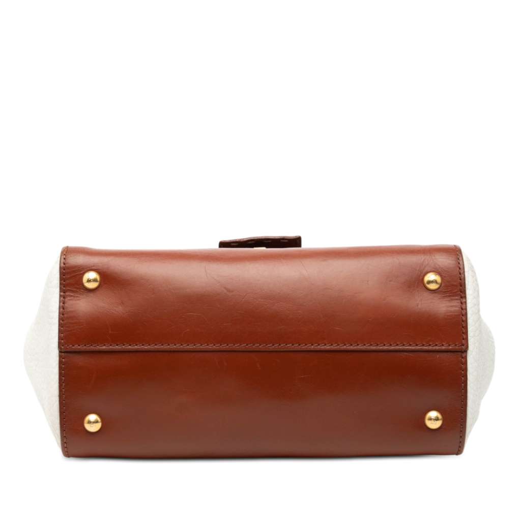 Fendi Calfskin Silvana Top Handle Bag - 3