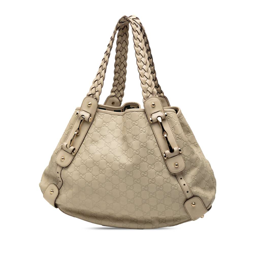 Gucci Guccissima Horsebit Pelham Shoulder Bag - 2