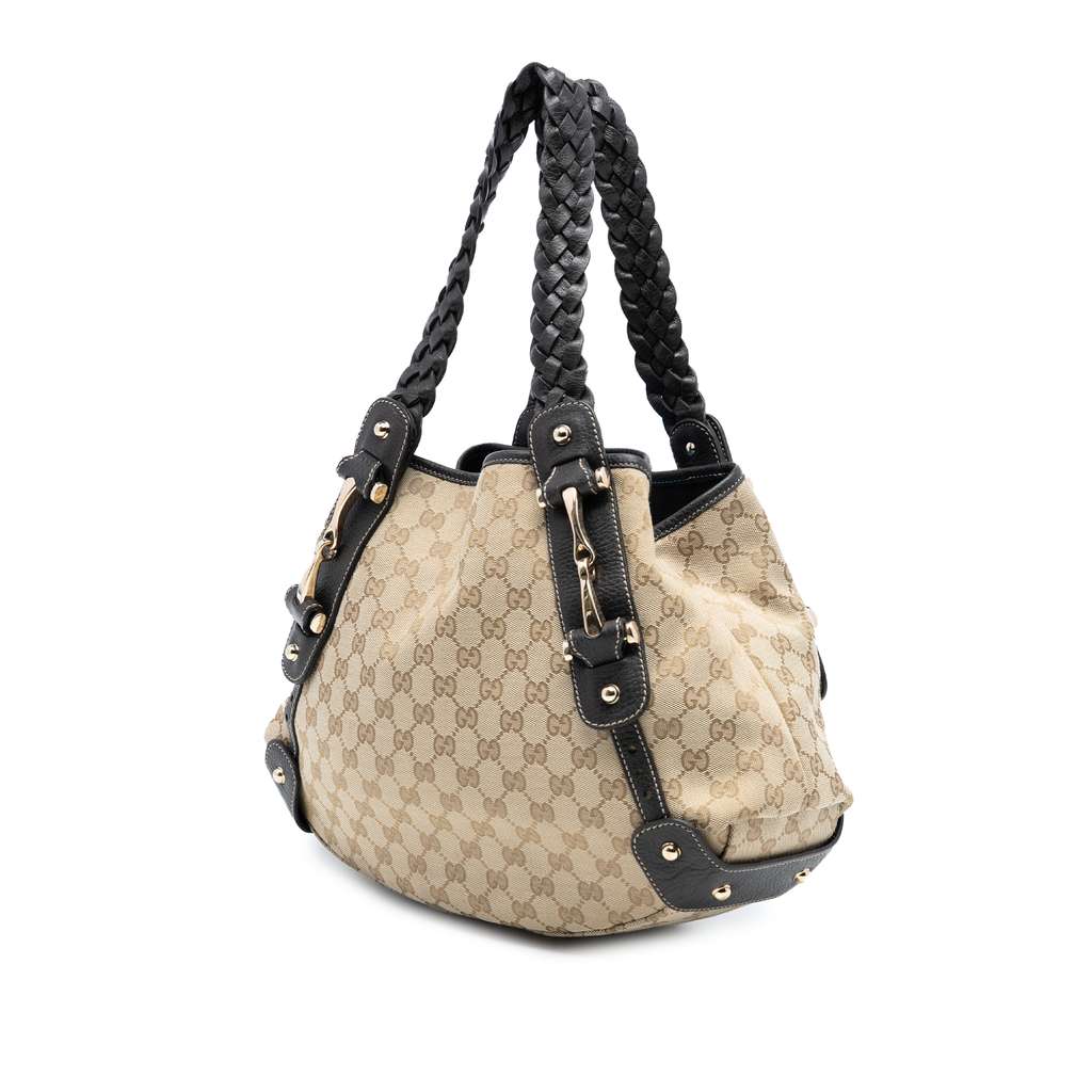 Gucci GG Canvas Horsebit Pelham Shoulder Bag - 2