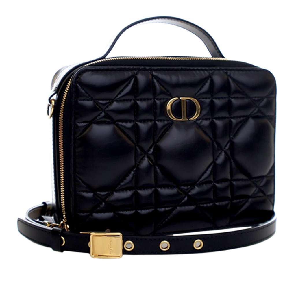 Dior Calfskin Macrocannage Caro Box Bag - 3