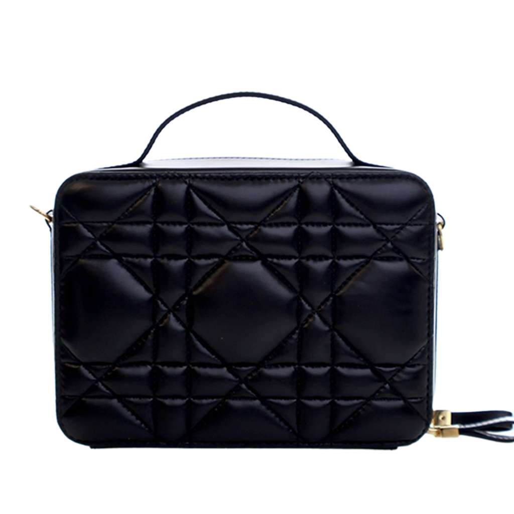 Dior Calfskin Macrocannage Caro Box Bag - 4