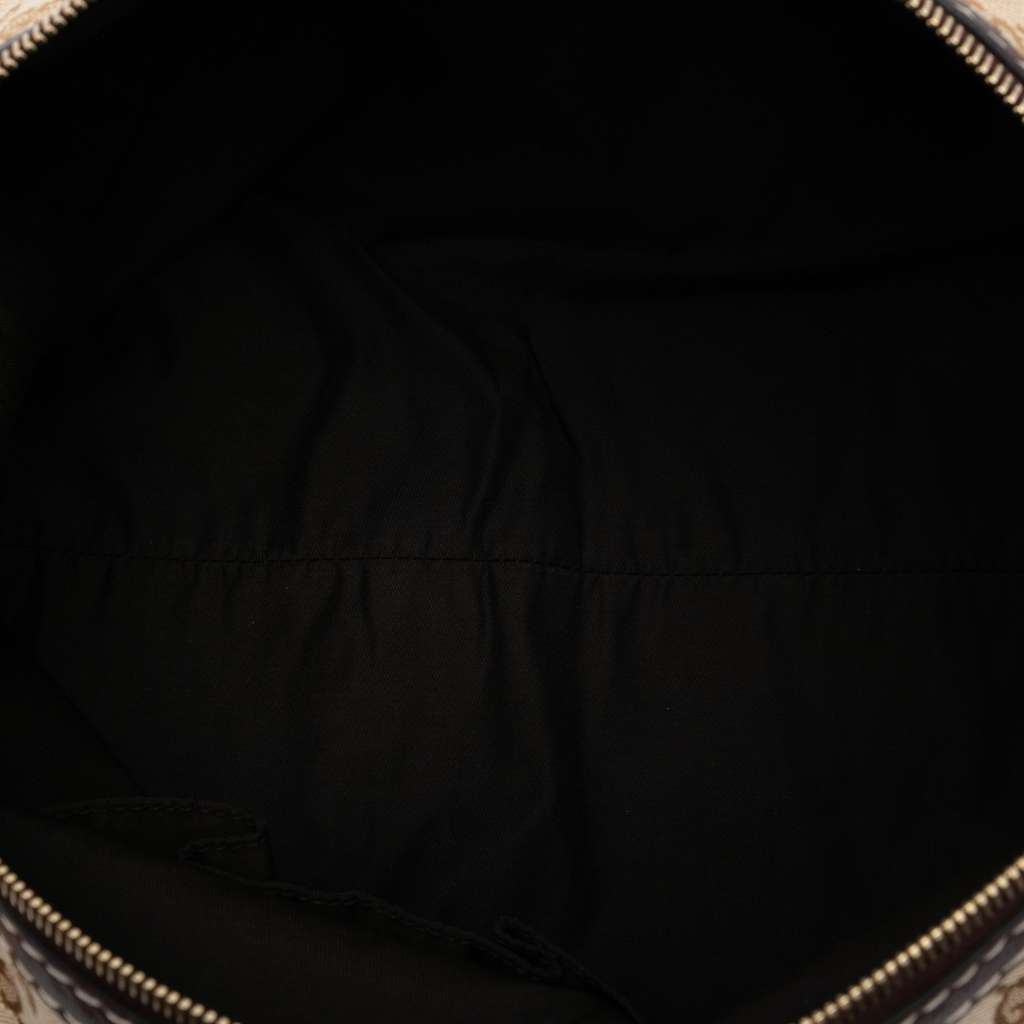Gucci GG Canvas Horsebit Nail Boston Bag - 4