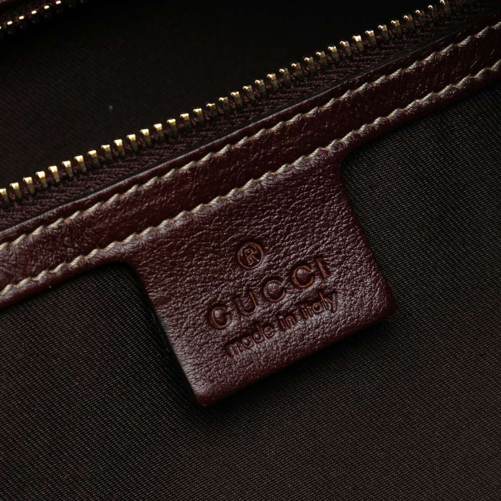 Gucci GG Canvas Horsebit Nail Boston Bag - 5