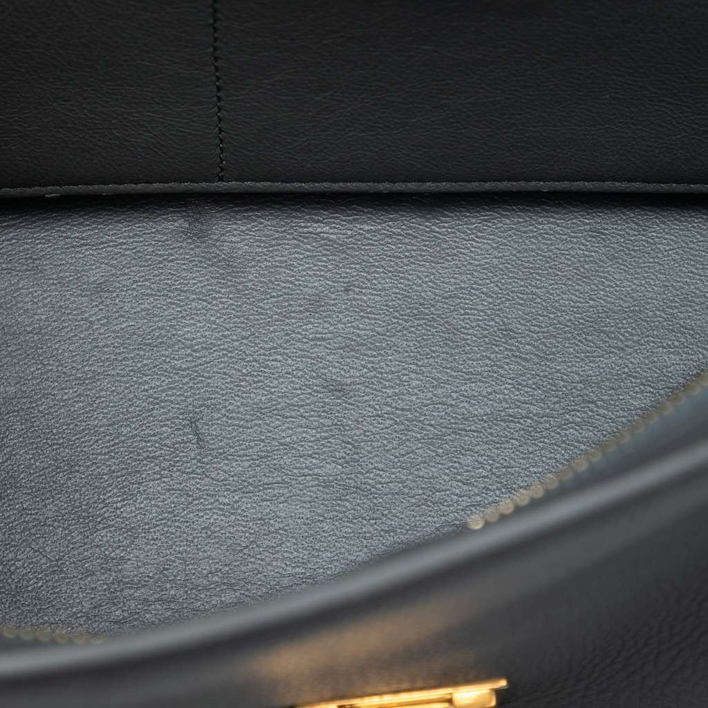 Celine Small Tricolor Leather Trapeze Satchel - 4