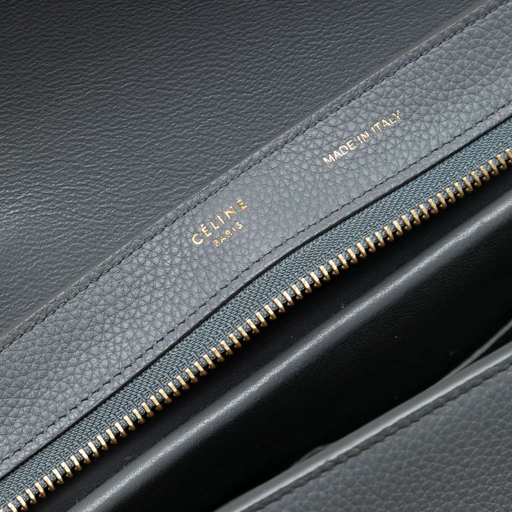 Celine Small Tricolor Leather Trapeze Satchel - 5