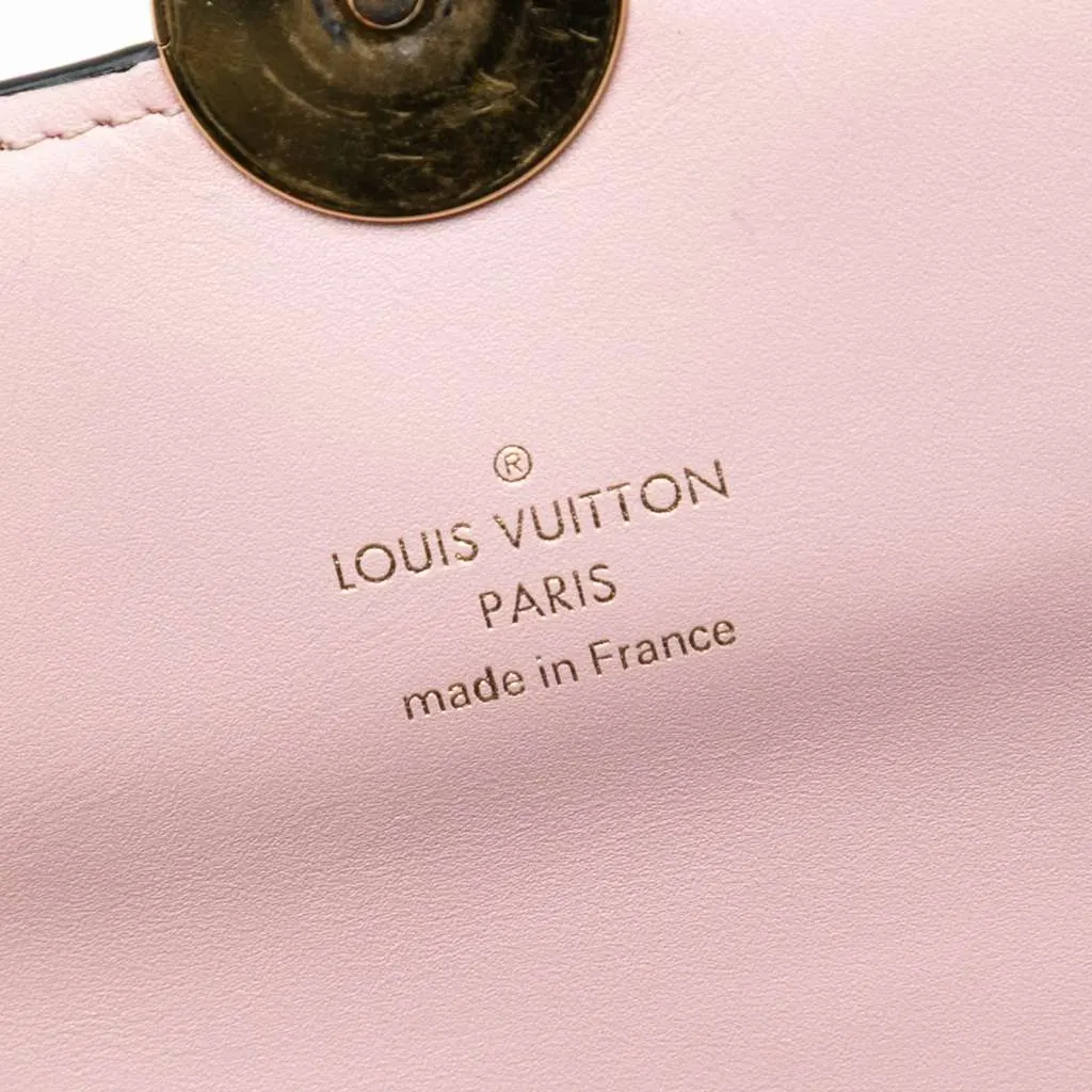 Louis Vuitton Monogram Flore Wallet On Chain Brown Very good - Box View