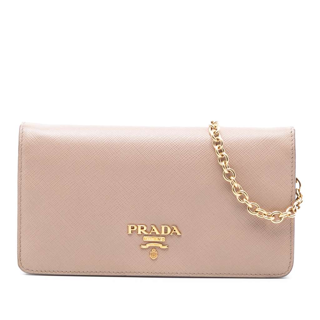 Prada Saffiano Wallet On Chain