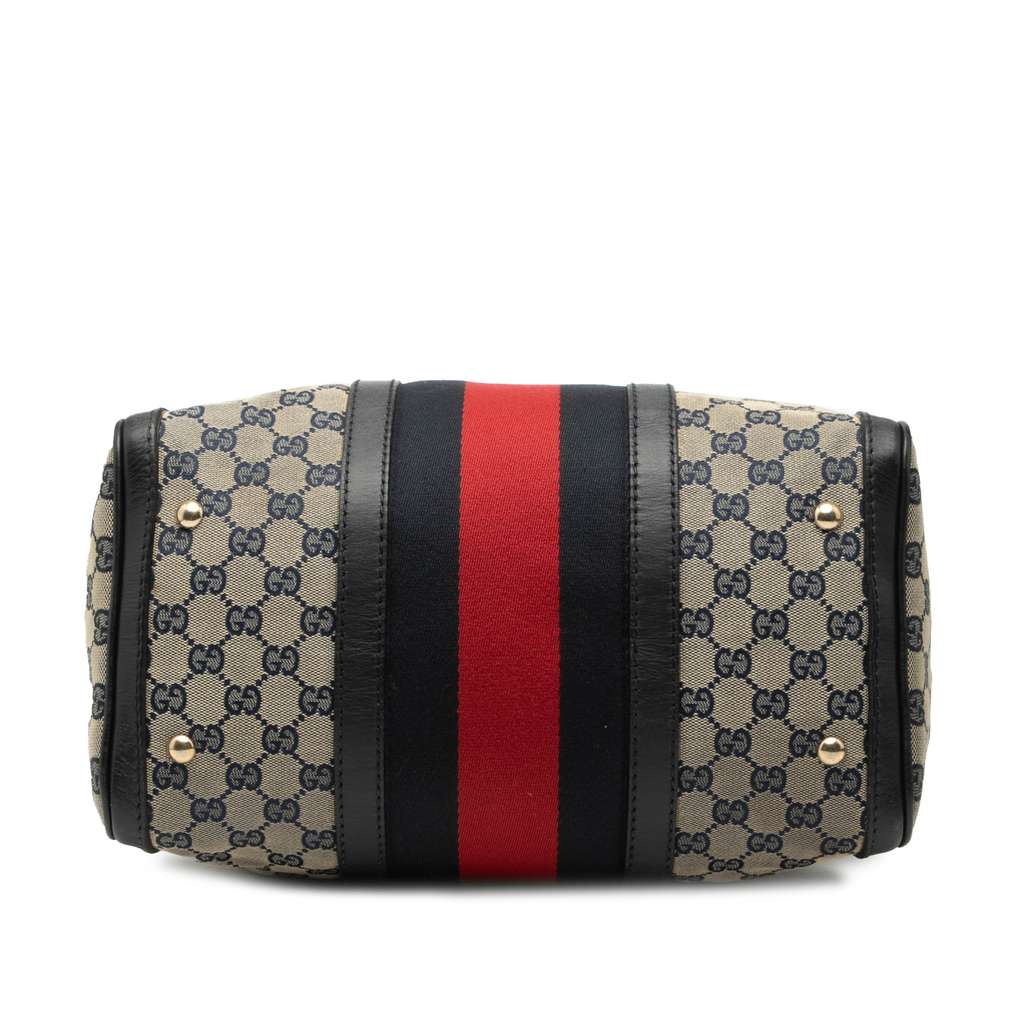 Gucci Medium GG Canvas Web Joy Boston Bag - 3