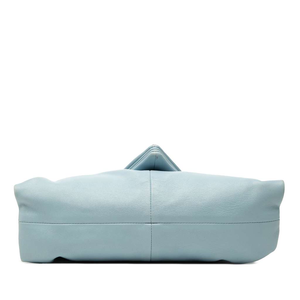 Bottega Veneta Leather BV Trine Angular Clutch - 3