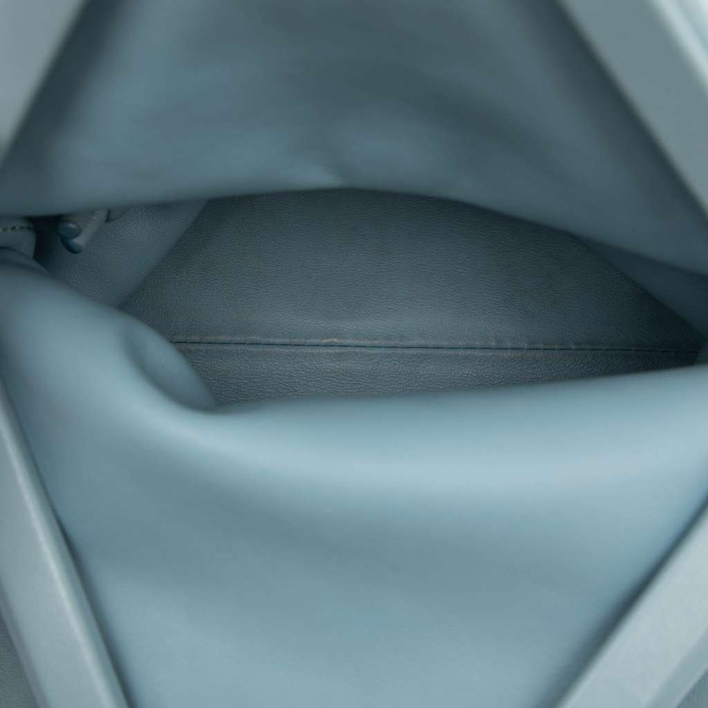 Bottega Veneta Leather BV Trine Angular Clutch - 4