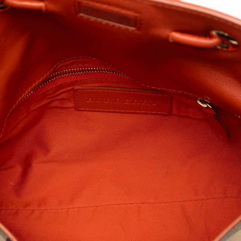 Burberry Haymarket Check Coated Canvas Leah Crossbody - 4