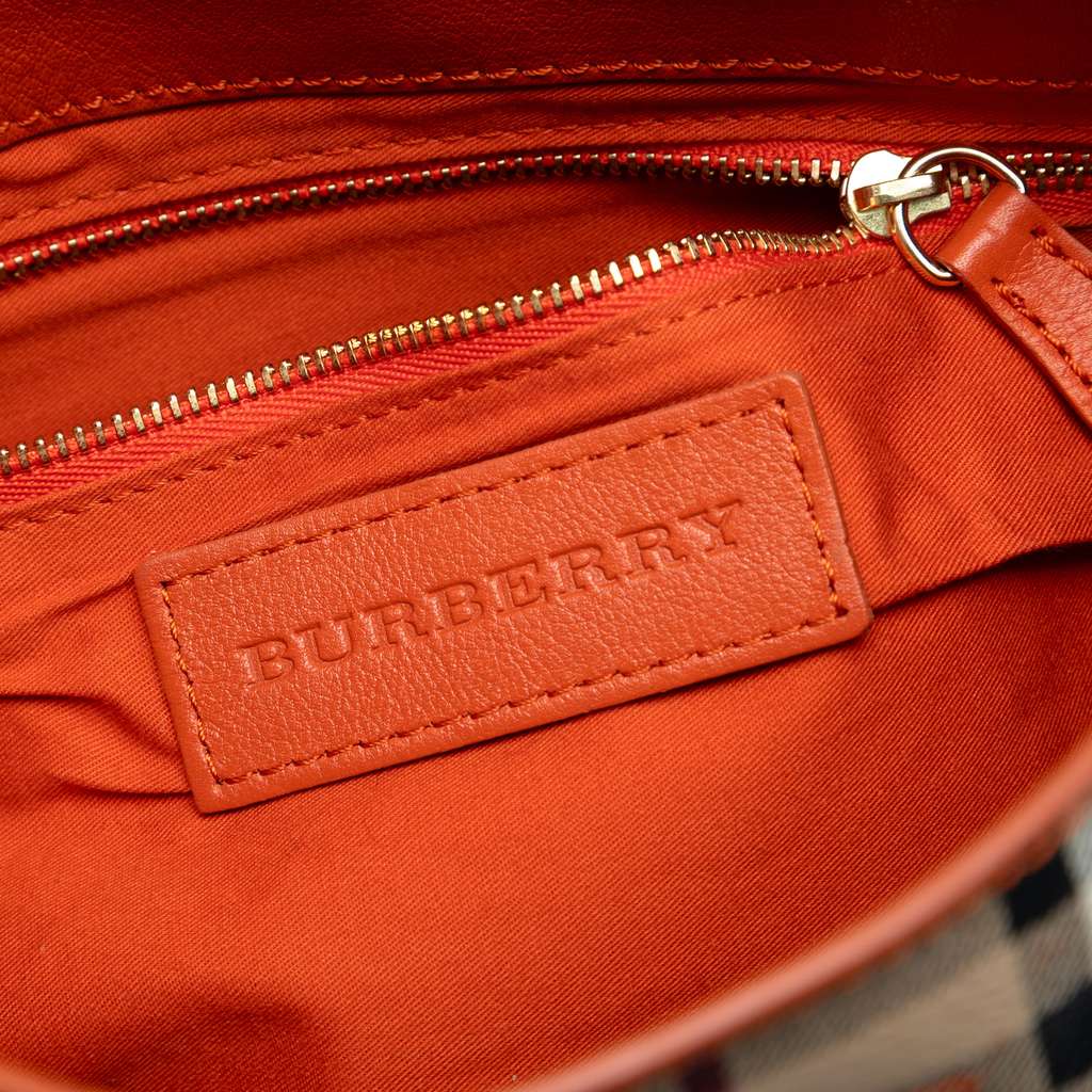 Burberry Haymarket Check Coated Canvas Leah Crossbody - 5