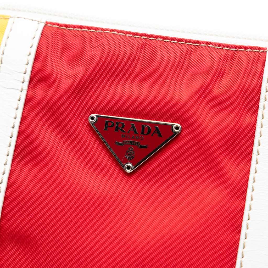 Prada Tricolor Tessuto Zip Pouch - 5
