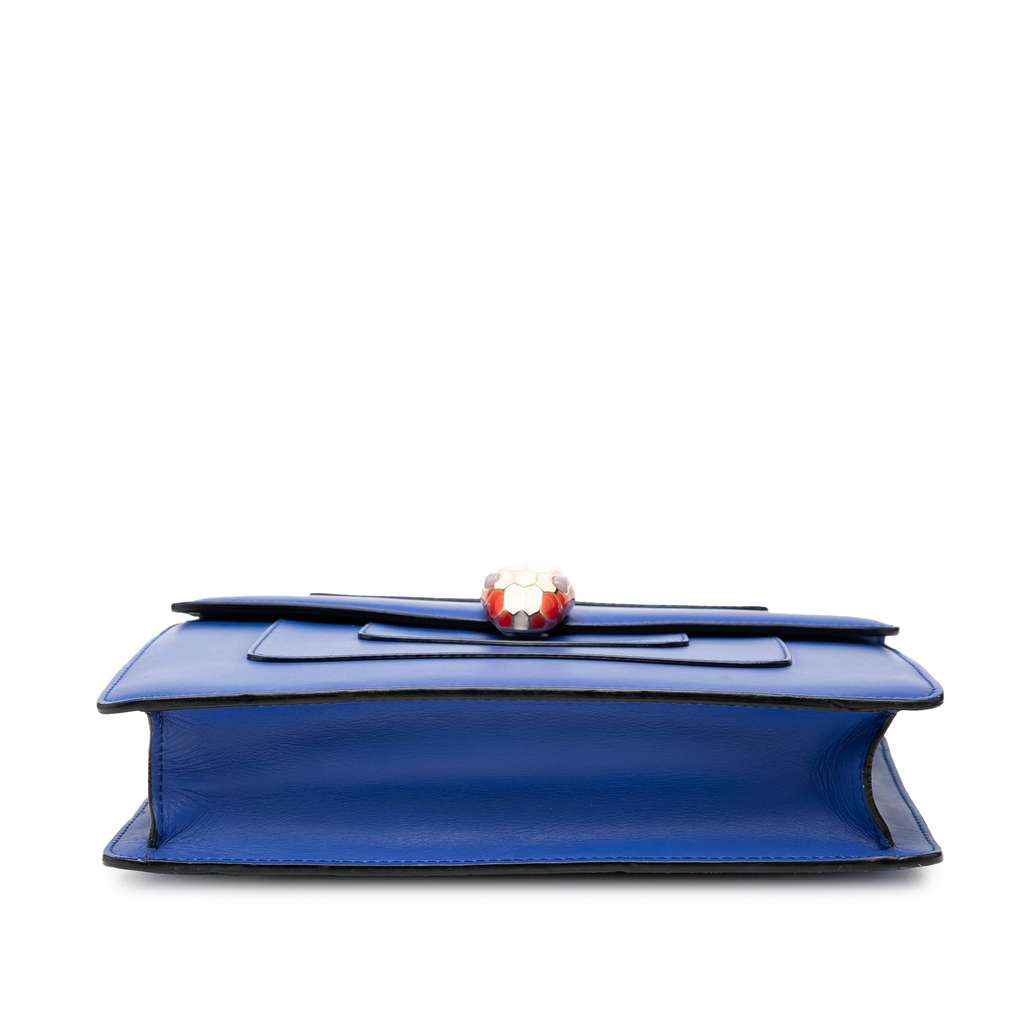 Bvlgari Small Leather Square Serpenti Forever Chain Crossbody - 3