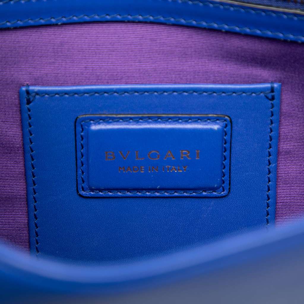 Bvlgari Small Leather Square Serpenti Forever Chain Crossbody - 5