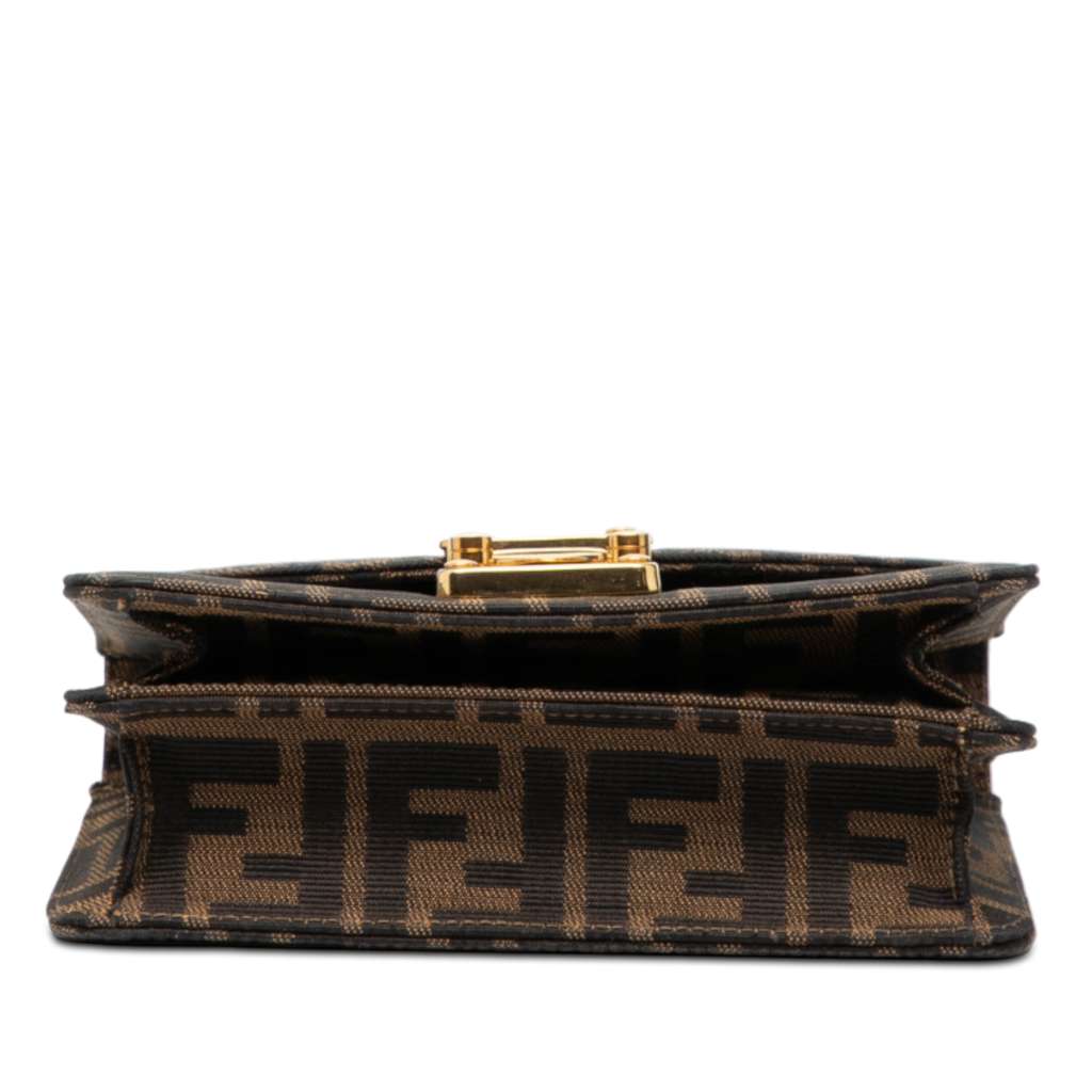 Fendi Zucca Canvas Flap Crossbody - 3