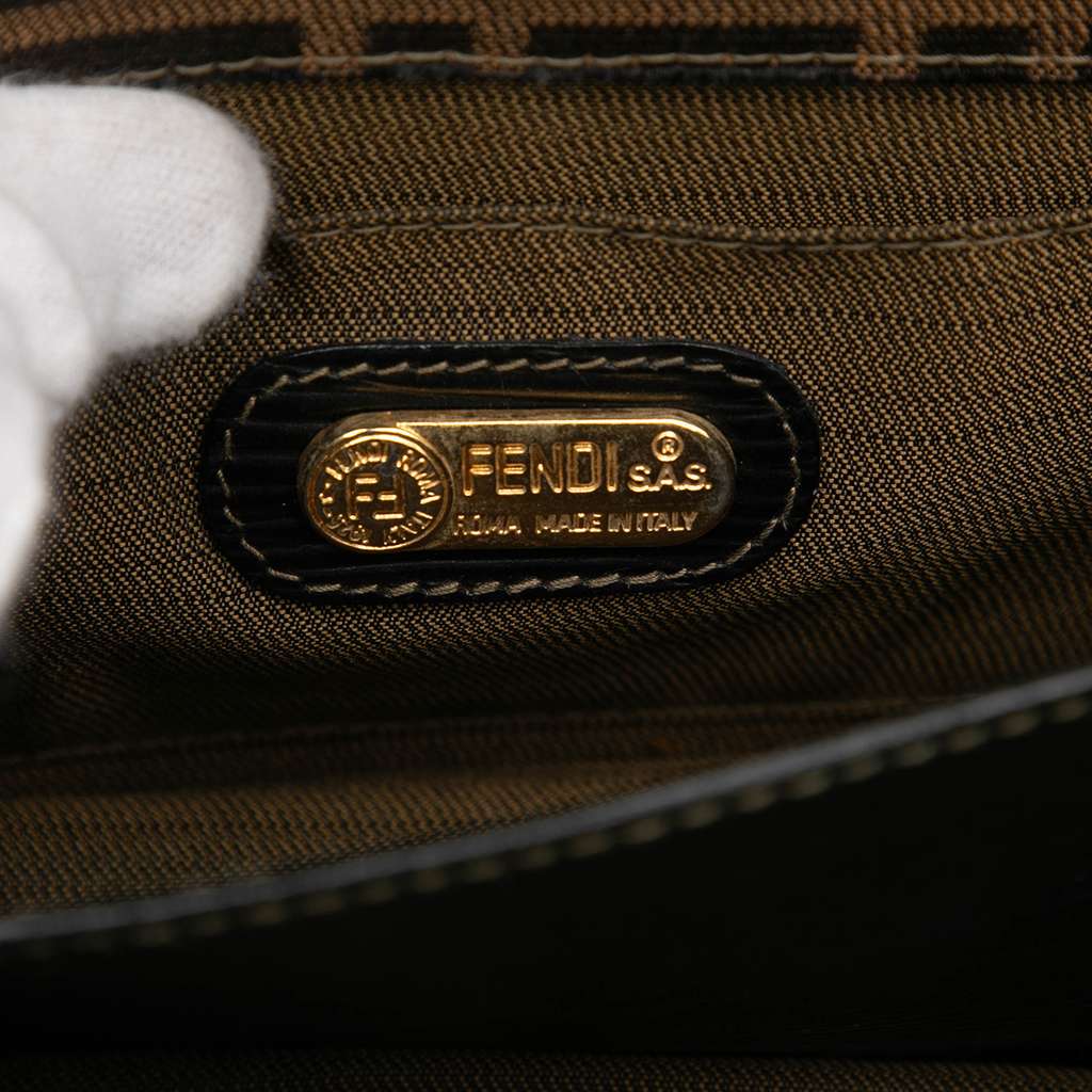 Fendi Zucca Canvas Flap Crossbody - 5