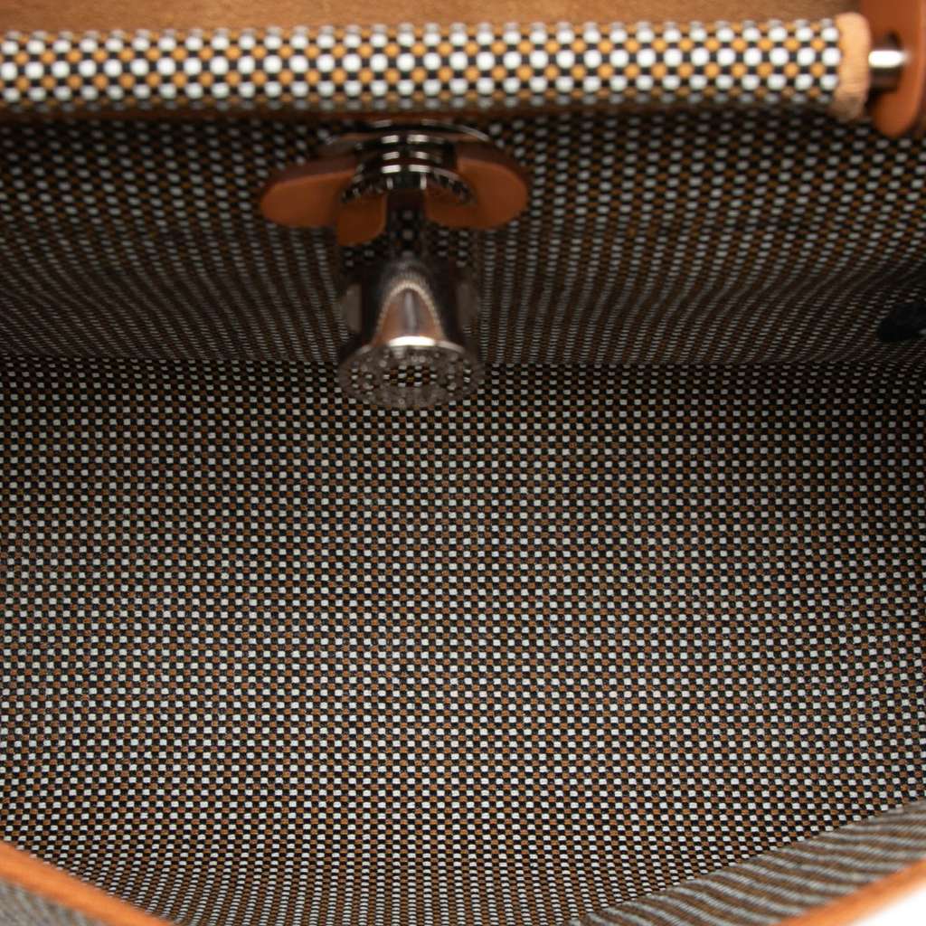 Hermès Toile Criss Viking Vache Hunter Herbag Zip 31 - 4