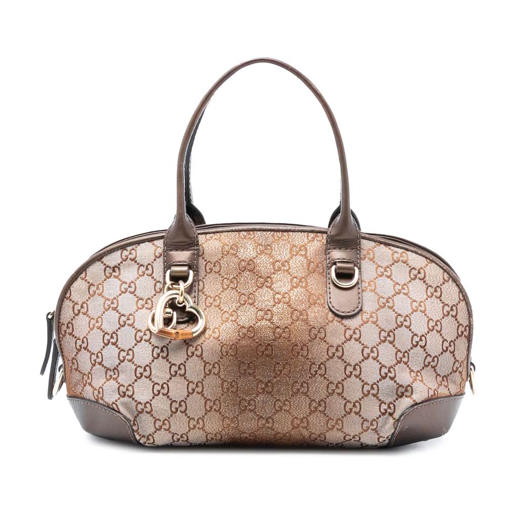 Gucci GG Lurex Heart Bit Satchel