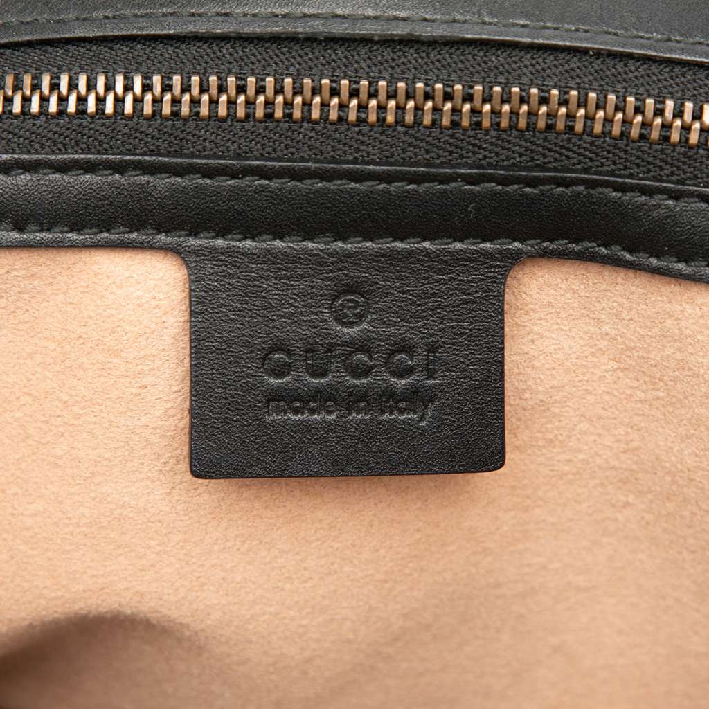 Gucci Bicolor Calfskin Bamboo Trapuntata Queen Margaret Backpack - 5