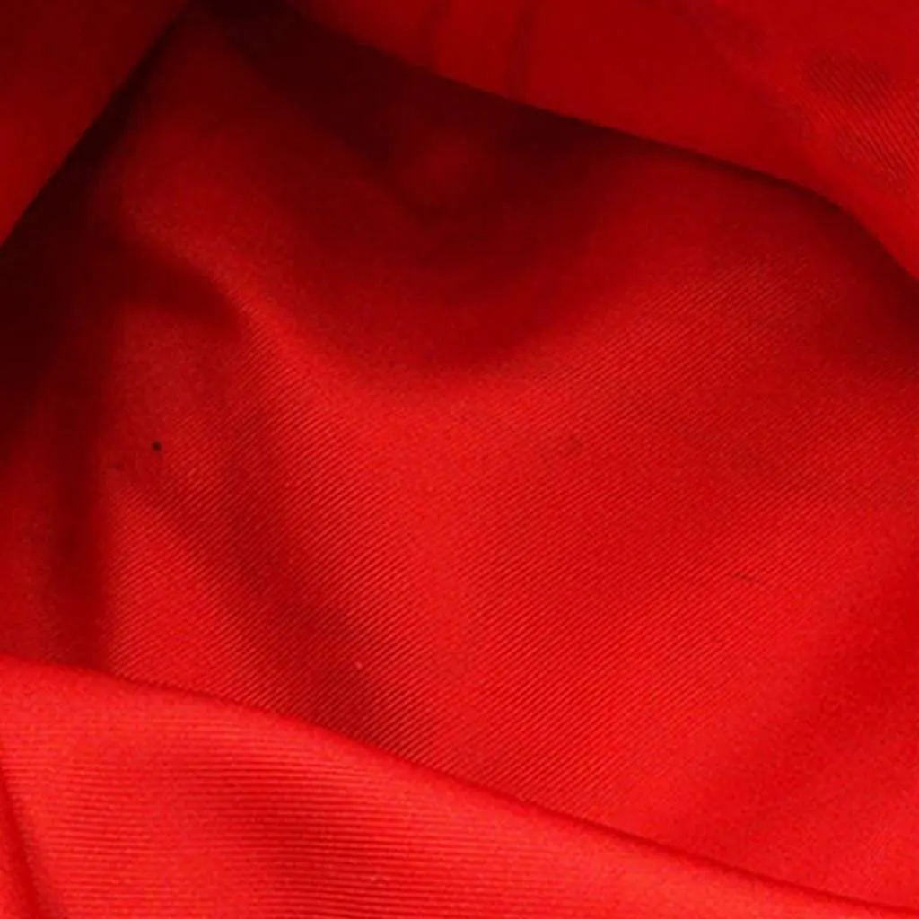 Hermès Silk and Epsom Sac Musardine Red Leather Very good - Box View