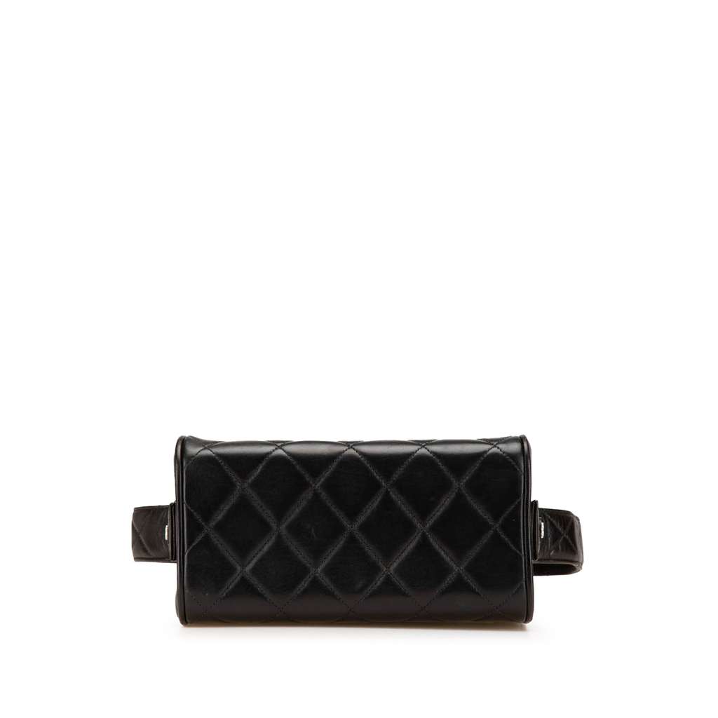 Chanel Quilted Lambskin Leather Box Bag - 3