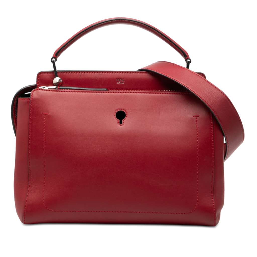 Fendi Medium Leather DotCom Satchel