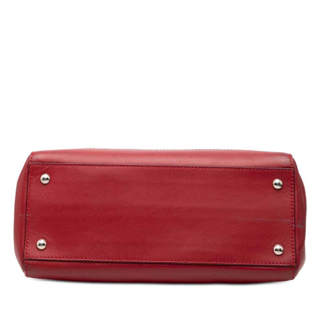 Fendi Medium Leather DotCom Satchel - 3