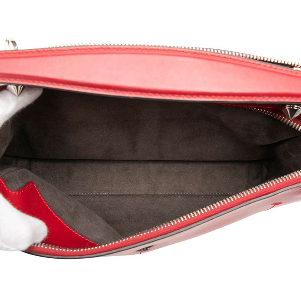 Fendi Medium Leather DotCom Satchel - 4