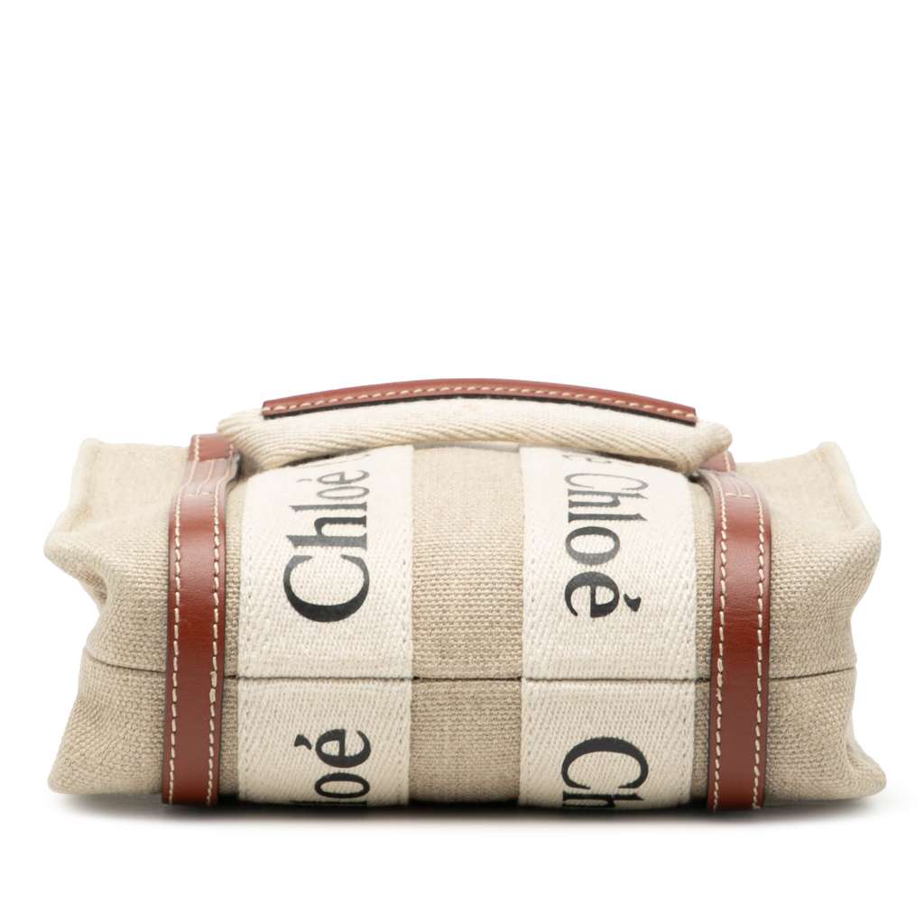 Chloé Mini Canvas Woody Satchel - 3